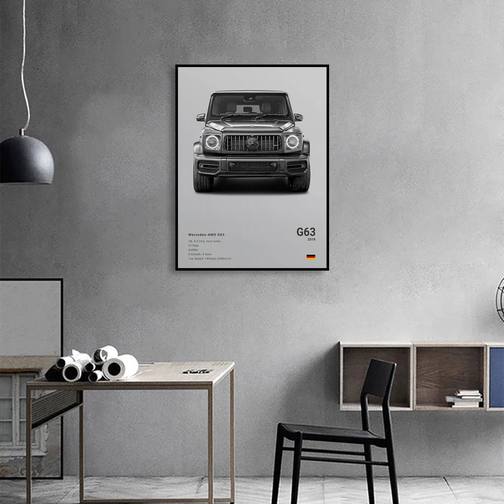 Car Wall Art Canvas